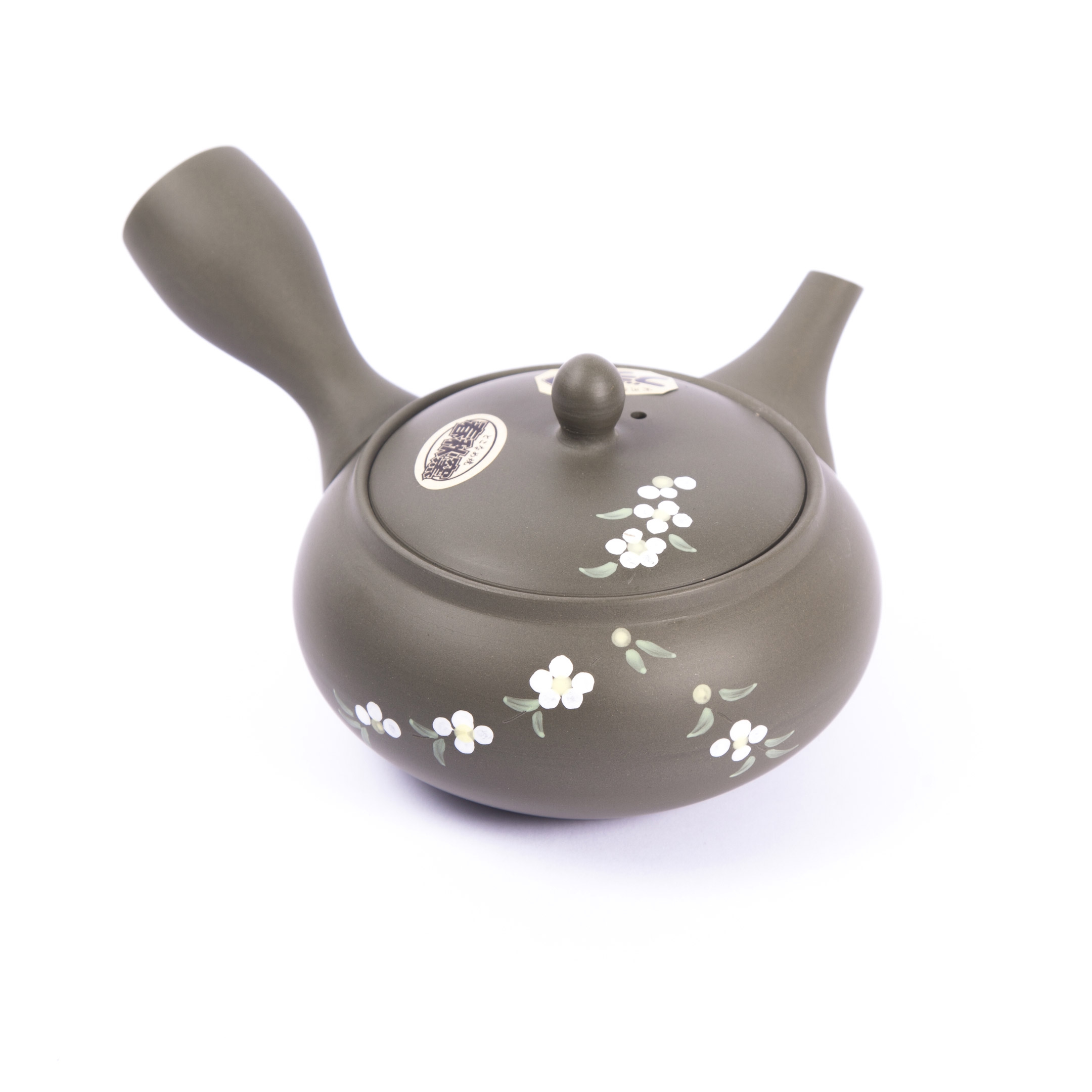 konvicka kyusu tokoname siva s kvietkami