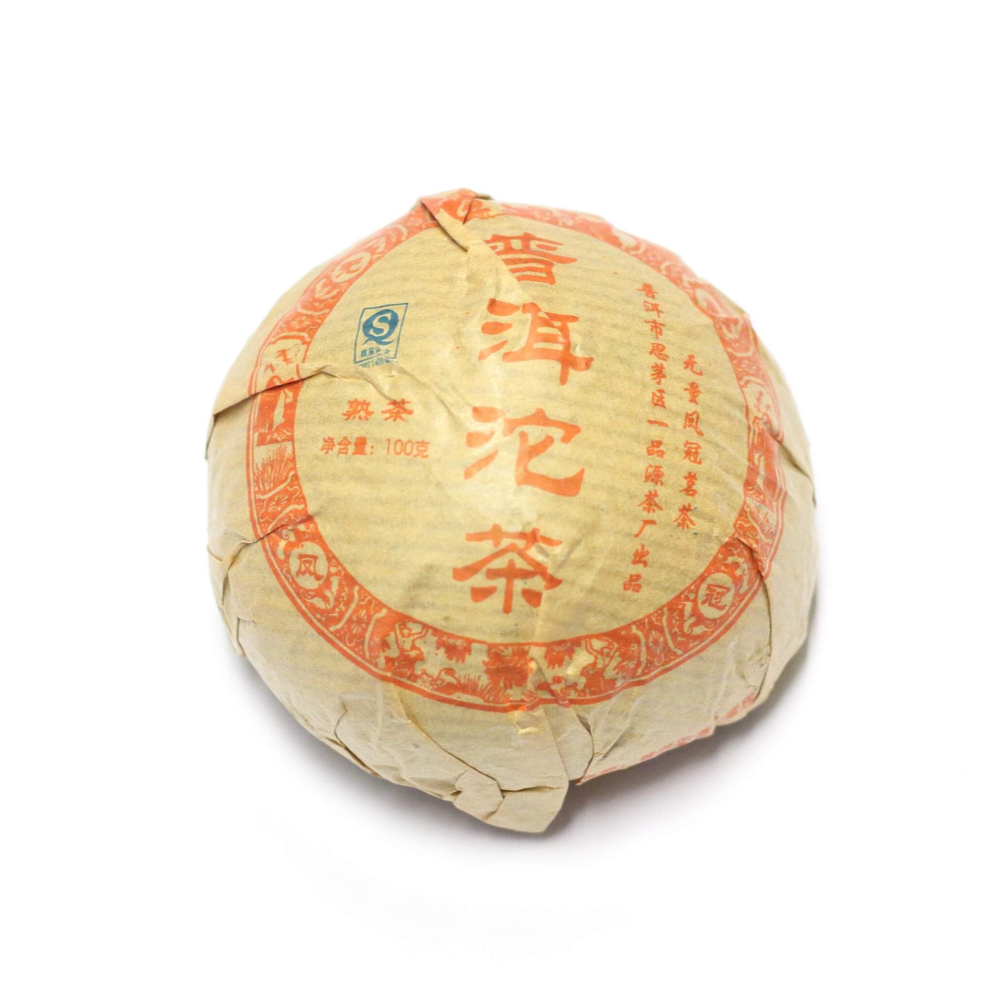 pu erh shu meng hai 2007 tuo cha 100g obal